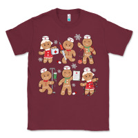 Burgundy nurse gingerbread Classic Tee - MaliasSmallBusiness