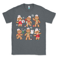 Charcoal Heather nurse gingerbread Classic Tee - MaliasSmallBusiness