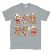 Heather Grey nurse gingerbread Classic Tee - MaliasSmallBusiness