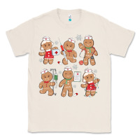 Natural nurse gingerbread Classic Tee - MaliasSmallBusiness