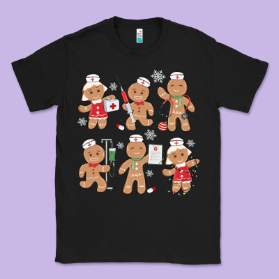 Classic Tee nurse gingerbread