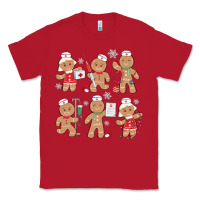 Red nurse gingerbread Classic Tee - MaliasSmallBusiness