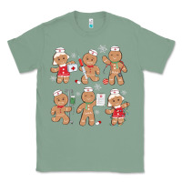 Sage nurse gingerbread Classic Tee - MaliasSmallBusiness