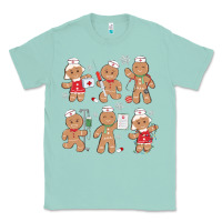 Seafoam nurse gingerbread Classic Tee - MaliasSmallBusiness