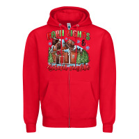Red barn lights and silent nights Zipper Hoodie - MaliasSmallBusiness
