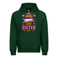 Forest Green world's best sister ever Urban Hoodie - Jasminsmagicworld