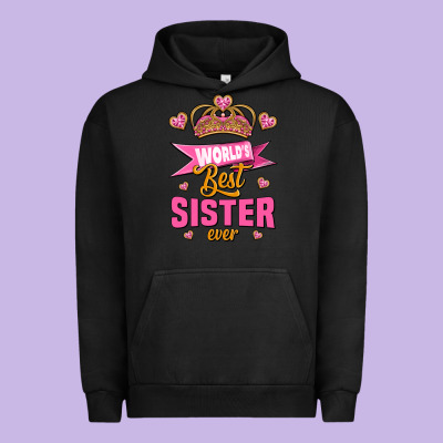 World's Best Sister Ever Urban Hoodie Designed By Jasminsmagicworld
