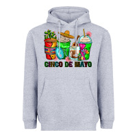 Heather Grey cinco de mayo coffee cups Heavyweight Hoodie - Zillion Design Studio