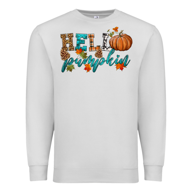 Hello Pumpkin Premium Sweatshirt by HRA Design Shop | Teevron