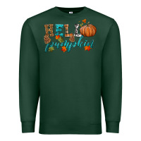 Sports Green hello pumpkin Premium Sweatshirt - HRA Design Shop