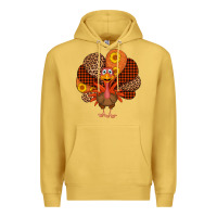Antique Gold thanksgiving turkey Premium Hoodie - AdoDesignShop