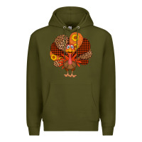 Army Green thanksgiving turkey Premium Hoodie - AdoDesignShop