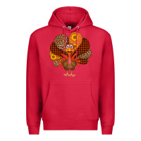 Cardinal thanksgiving turkey Premium Hoodie - AdoDesignShop
