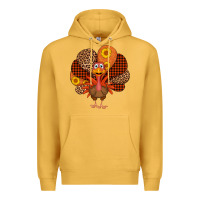 Mustard thanksgiving turkey Premium Hoodie - AdoDesignShop