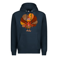 Navy thanksgiving turkey Premium Hoodie - AdoDesignShop