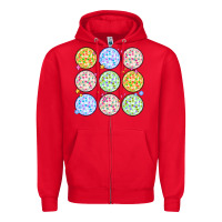 Red disco balls Zipper Hoodie - MaliasSmallBusiness