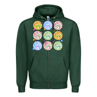 Sports Green disco balls Zipper Hoodie - MaliasSmallBusiness
