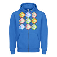 True Royal disco balls Zipper Hoodie - MaliasSmallBusiness