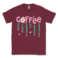 Burgundy coffee and christ Classic Tee - MaliasSmallBusiness
