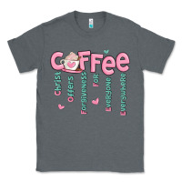 Charcoal Heather coffee and christ Classic Tee - MaliasSmallBusiness