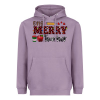 Lavender one merry teacher Heavyweight Hoodie - RanaPortraitStore