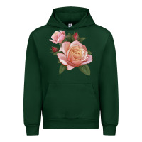 Forest Green State Of Grace Rose Urban Hoodie - LillyAllenDesigns