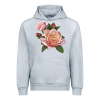 Heather Grey State Of Grace Rose Urban Hoodie - LillyAllenDesigns
