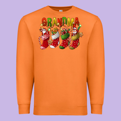 Christmas Grandma Premium Sweatshirt Designed By Fadigitalartstudio