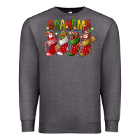 Charcoal Heather christmas grandma Premium Sweatshirt - FaDigitalArtStudio