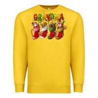 Lemon christmas grandma Premium Sweatshirt - FaDigitalArtStudio