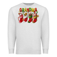 Oatmeal Heather christmas grandma Premium Sweatshirt - FaDigitalArtStudio