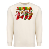 Sandshell christmas grandma Premium Sweatshirt - FaDigitalArtStudio