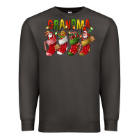 Smoke christmas grandma Premium Sweatshirt - FaDigitalArtStudio