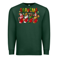 Sports Green christmas grandma Premium Sweatshirt - FaDigitalArtStudio