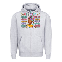 Heather Grey you are beautiful victorious enough strong Zipper Hoodie - MaliasSmallBusiness