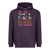 Plum the only hell my momma ever raised Heavyweight Hoodie - texasbilliewilder