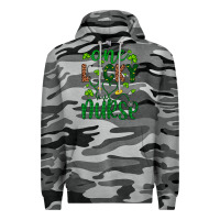 Slate Camo Leopard Glitter One Lucky Nurse Premium Hoodie - Artiststas