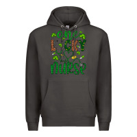 Smoke Leopard Glitter One Lucky Nurse Premium Hoodie - Artiststas