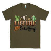 Army Green future cowboy Classic Tee - MaliasSmallBusiness