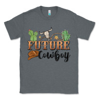 Charcoal Heather future cowboy Classic Tee - MaliasSmallBusiness