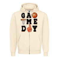 Sandshell basketball game day Zipper Hoodie - MaliasSmallBusiness