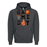 Smoke basketball game day Zipper Hoodie - MaliasSmallBusiness