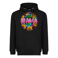 Black tie dye mama Heavyweight Hoodie - texasbilliewilder