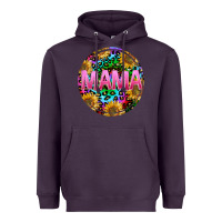 Plum tie dye mama Heavyweight Hoodie - texasbilliewilder