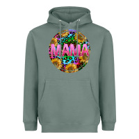Sage tie dye mama Heavyweight Hoodie - texasbilliewilder