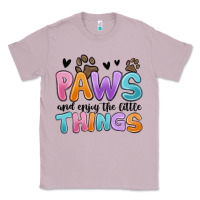 Lilac paws and enjoy the little things Classic Tee - MaliasSmallBusiness