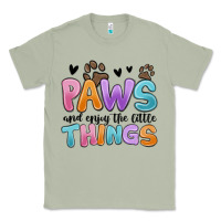 Matcha paws and enjoy the little things Classic Tee - MaliasSmallBusiness