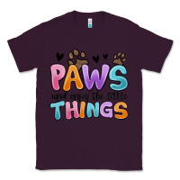 Plum paws and enjoy the little things Classic Tee - MaliasSmallBusiness