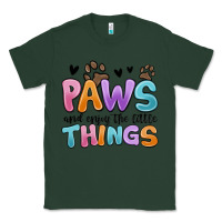 Sports Green paws and enjoy the little things Classic Tee - MaliasSmallBusiness