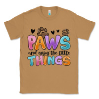 Toasted Coconut paws and enjoy the little things Classic Tee - MaliasSmallBusiness